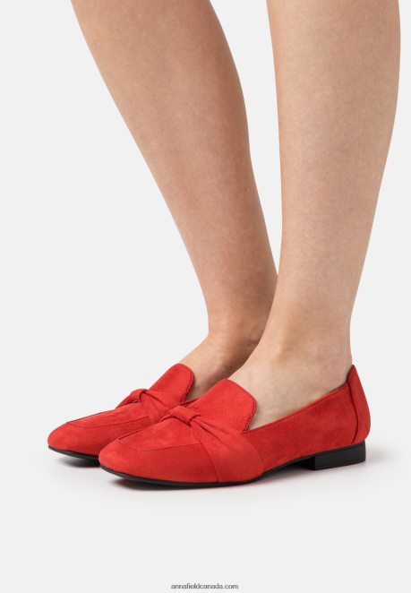 Anna Field Women Slip-Ons Red H42J4Z1821