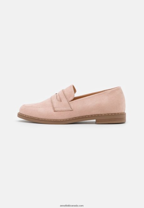 Anna Field Women Slip-Ons Rose Gold H42J4Z1789