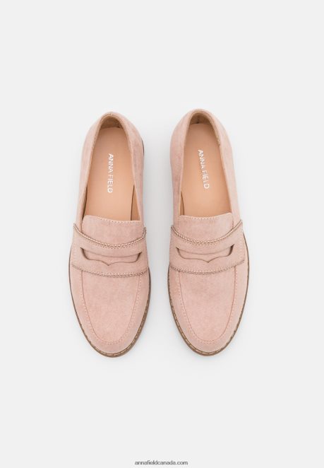 Anna Field Women Slip-Ons Rose Gold H42J4Z1789
