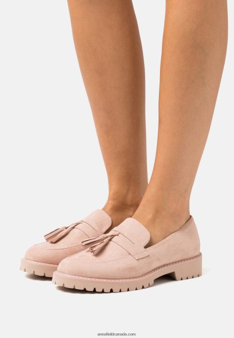Anna Field Women Slip-Ons Rose Gold H42J4Z1799