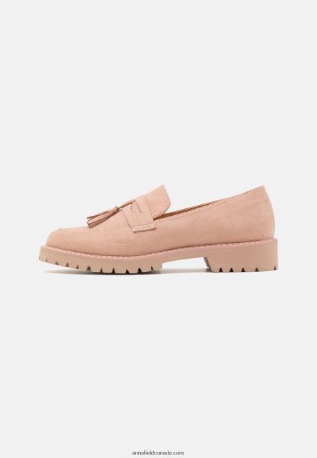 Anna Field Women Slip-Ons Rose Gold H42J4Z1799
