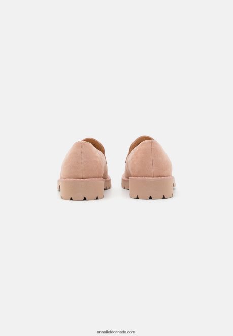 Anna Field Women Slip-Ons Rose Gold H42J4Z1799