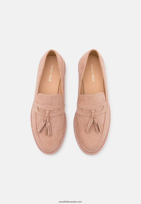 Anna Field Women Slip-Ons Rose Gold H42J4Z1799