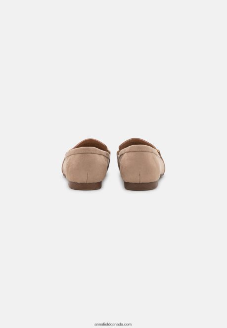 Anna Field Women Slip-Ons Taupe H42J4Z1816