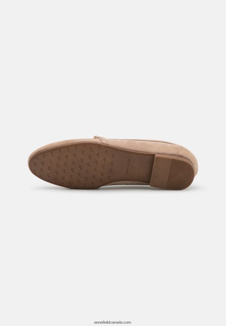 Anna Field Women Slip-Ons Taupe H42J4Z1816