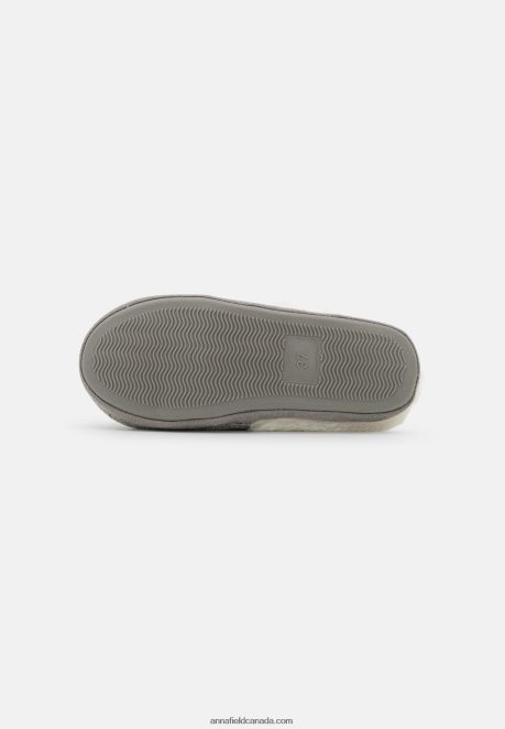 Anna Field Women Slippers Light Grey H42J4Z2275