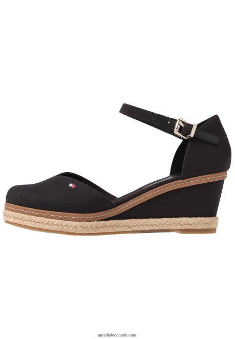 Anna Field Women Basic Closed Toe Mid Wedge Wedges Black H42J4Z1710