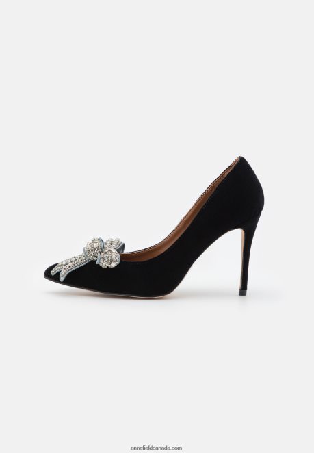 Anna Field Women Belgravia Bow Classic Heels Black H42J4Z1761