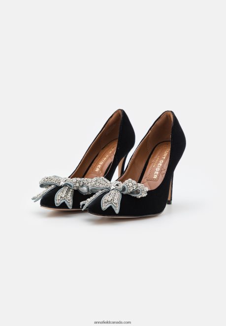 Anna Field Women Belgravia Bow Classic Heels Black H42J4Z1761