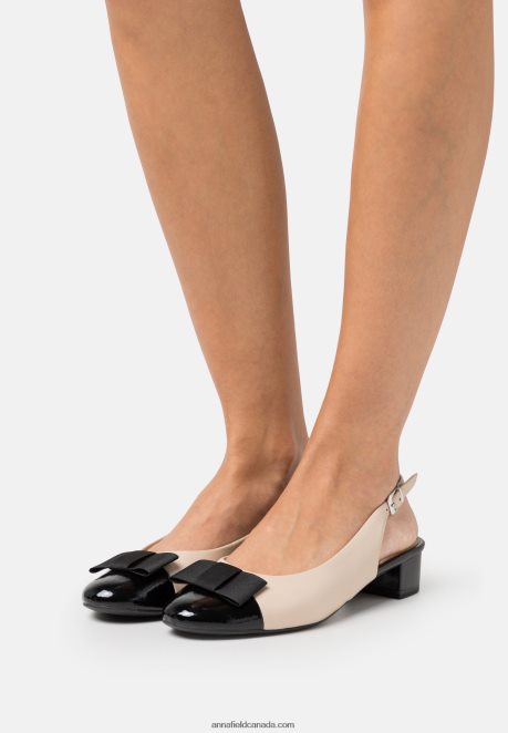 Anna Field Women Classic Heels Beige/Black H42J4Z1730