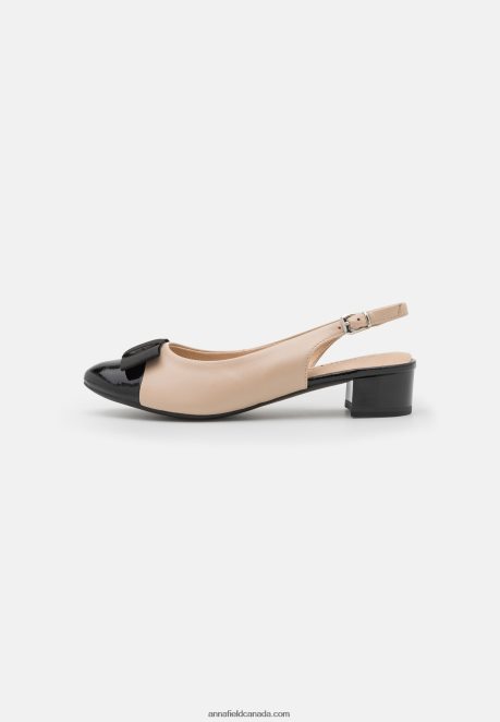 Anna Field Women Classic Heels Beige/Black H42J4Z1730
