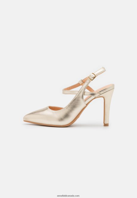 Anna Field Women Classic Heels Gold-Coloured H42J4Z1662