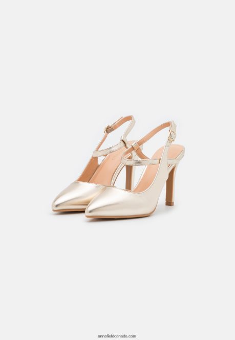 Anna Field Women Classic Heels Gold-Coloured H42J4Z1662