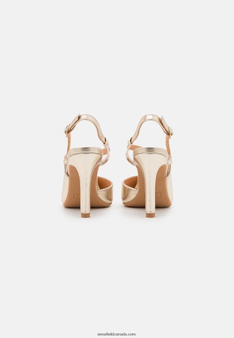 Anna Field Women Classic Heels Gold-Coloured H42J4Z1662