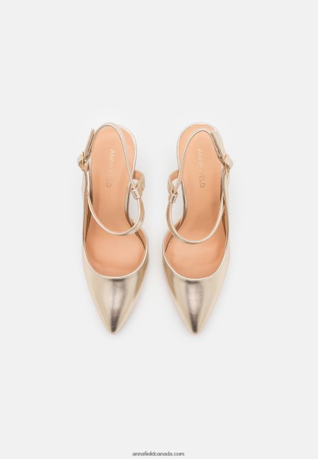 Anna Field Women Classic Heels Gold-Coloured H42J4Z1662