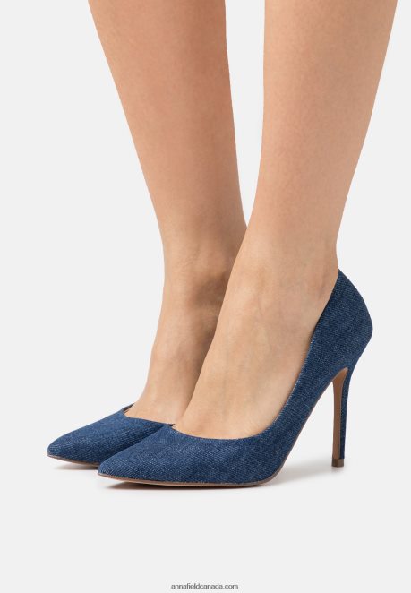 Anna Field Women High Heels Blue H42J4Z1729