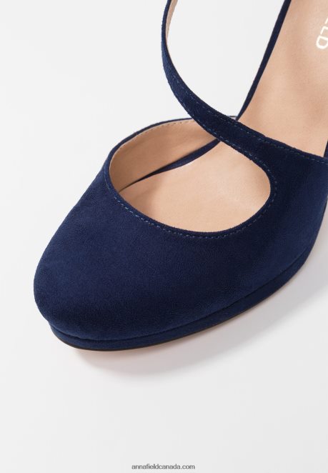 Anna Field Women High Heels Dark Blue H42J4Z1771
