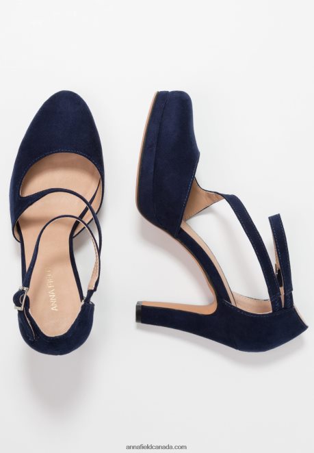 Anna Field Women High Heels Dark Blue H42J4Z1771