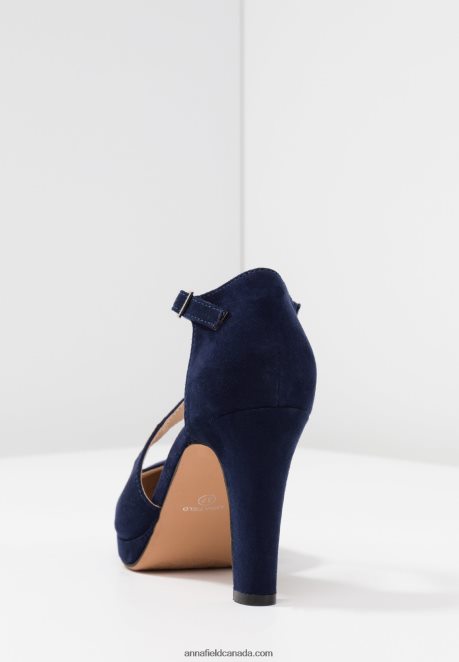Anna Field Women High Heels Dark Blue H42J4Z1771