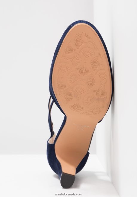 Anna Field Women High Heels Dark Blue H42J4Z1771