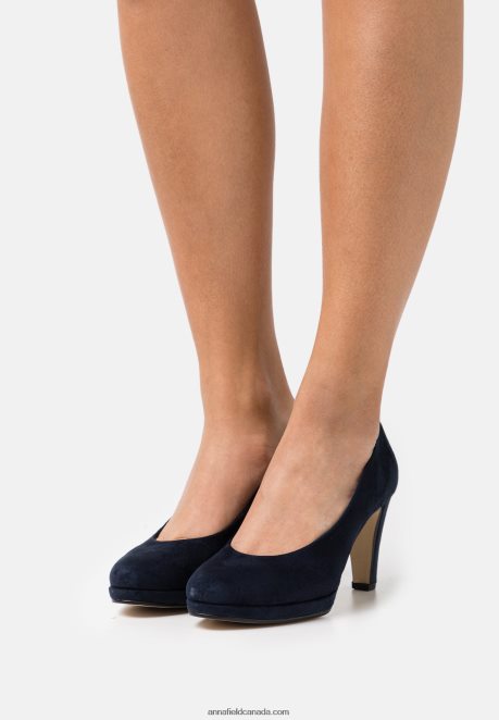 Anna Field Women High Heels Dunkelblau H42J4Z1725