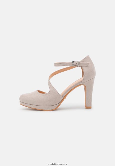 Anna Field Women High Heels Light Grey H42J4Z1726