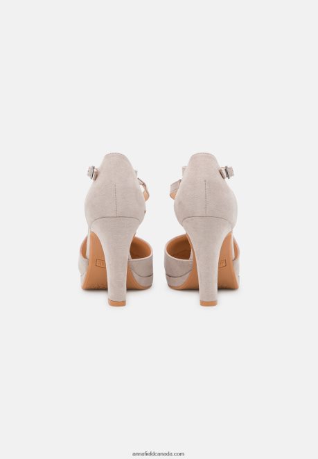 Anna Field Women High Heels Light Grey H42J4Z1726