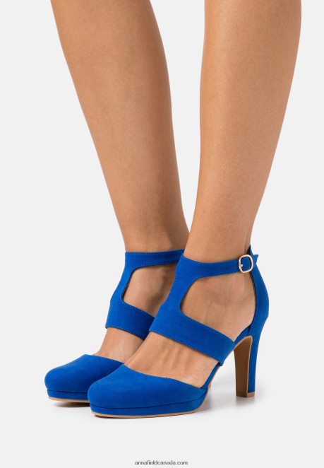 Anna Field Women High Heels Royal Blue H42J4Z1721