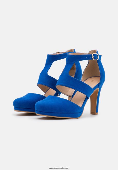 Anna Field Women High Heels Royal Blue H42J4Z1721
