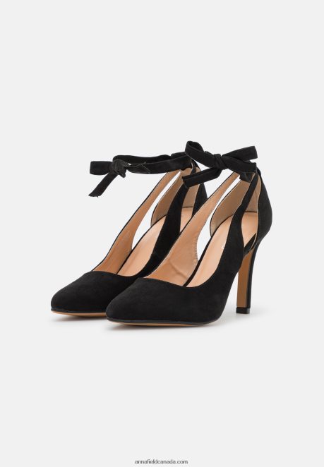Anna Field Women Lace-Up Heels Black H42J4Z1772