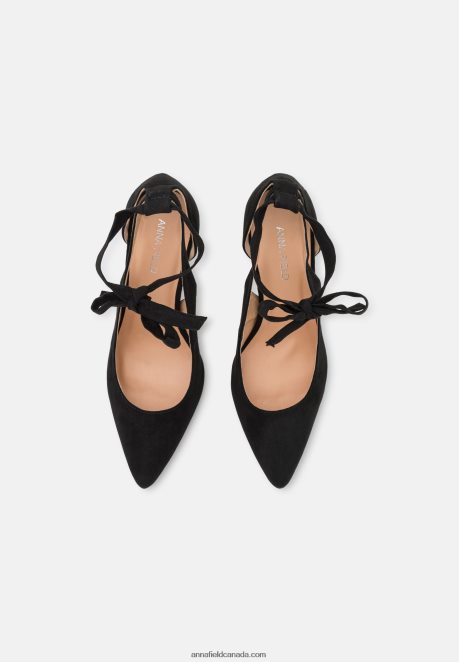 Anna Field Women Lace-Up Heels Black H42J4Z1772
