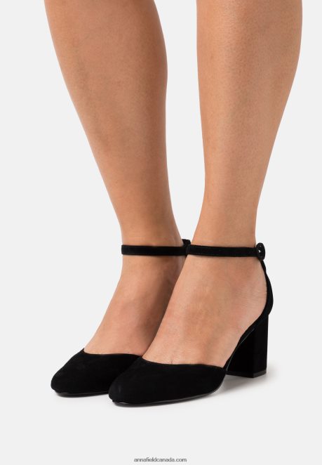 Anna Field Women Leather Classic Heels Black H42J4Z1653