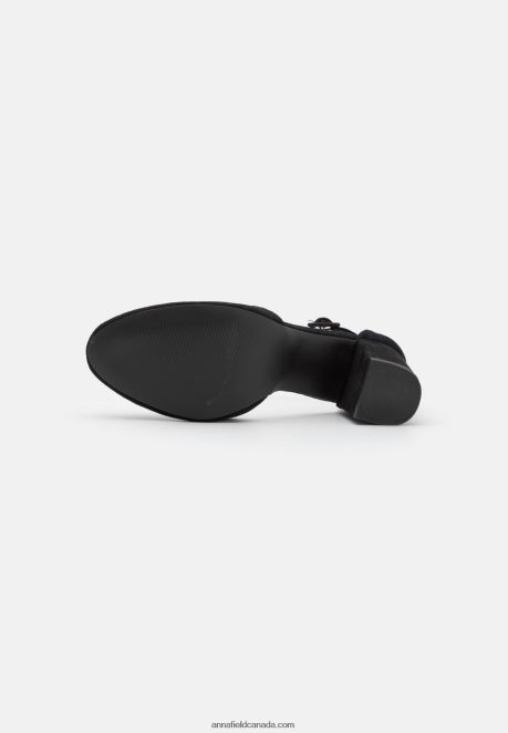 Anna Field Women Leather Classic Heels Black H42J4Z1653