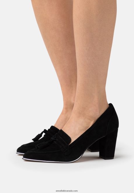 Anna Field Women Leather Classic Heels Black H42J4Z1678