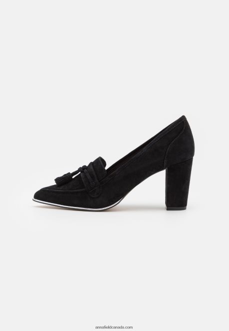 Anna Field Women Leather Classic Heels Black H42J4Z1678