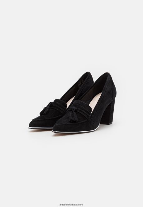 Anna Field Women Leather Classic Heels Black H42J4Z1678