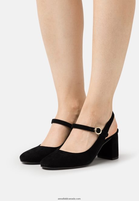 Anna Field Women Leather Classic Heels Black H42J4Z1685