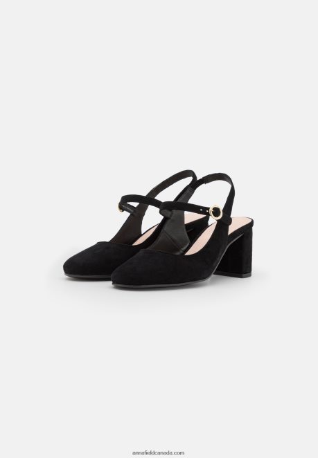 Anna Field Women Leather Classic Heels Black H42J4Z1685