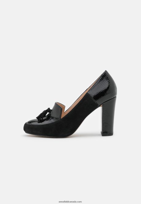 Anna Field Women Leather Classic Heels Black H42J4Z1686