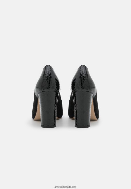 Anna Field Women Leather Classic Heels Black H42J4Z1686