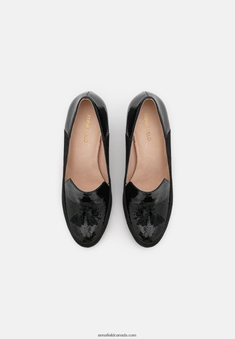 Anna Field Women Leather Classic Heels Black H42J4Z1686
