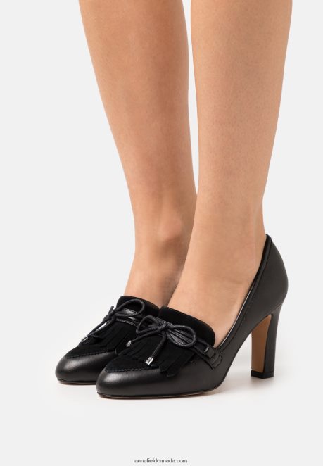 Anna Field Women Leather Classic Heels Black H42J4Z1688