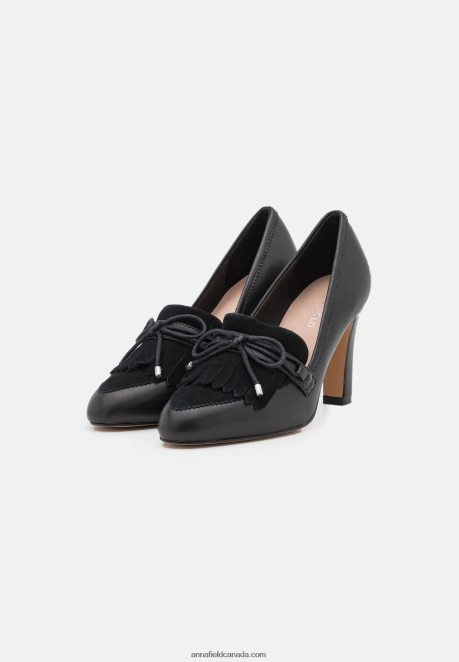 Anna Field Women Leather Classic Heels Black H42J4Z1688