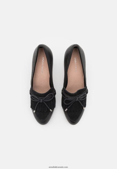 Anna Field Women Leather Classic Heels Black H42J4Z1688