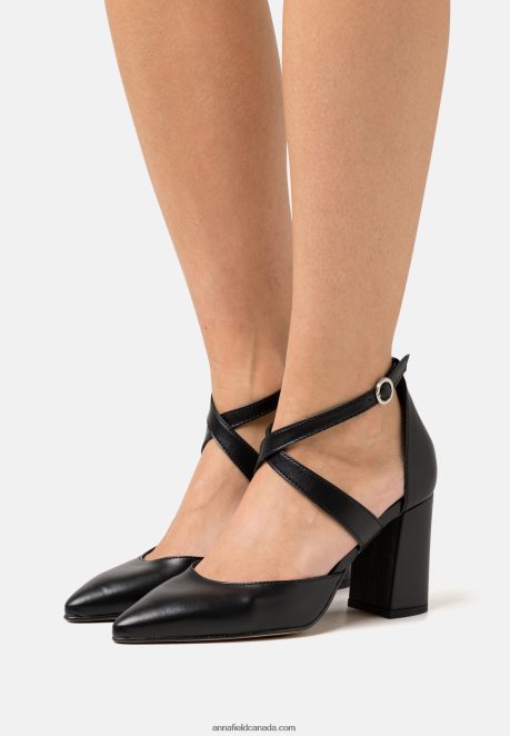 Anna Field Women Leather Classic Heels Black H42J4Z1689