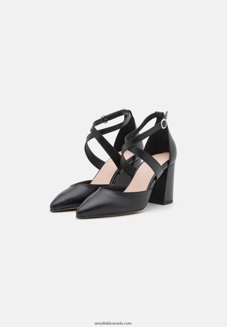 Anna Field Women Leather Classic Heels Black H42J4Z1689
