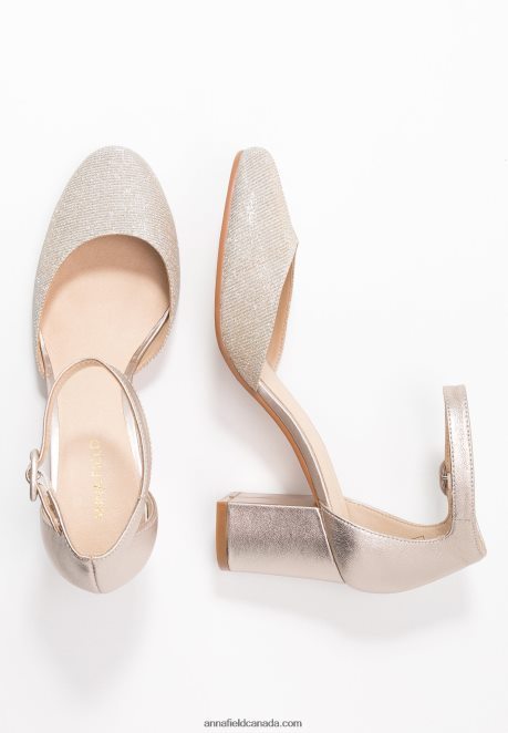 Anna Field Women Leather Classic Heels Champagne H42J4Z1599