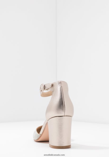 Anna Field Women Leather Classic Heels Champagne H42J4Z1599