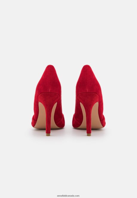Anna Field Women Leather Classic Heels Dark Red H42J4Z1669