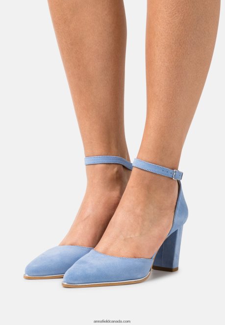 Anna Field Women Leather Classic Heels Light Blue H42J4Z1607
